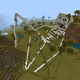Illustration for article titled The Latest Minecraft Trend Has Fans Building Creepy, Giant Skeletons